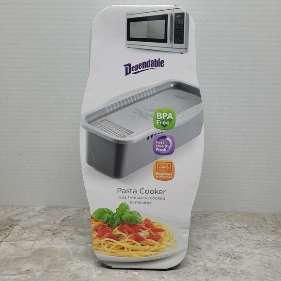 dependable Kitchen Microwave Pasta Cooker With Portioning Tool Bpa